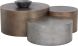 Neo Coffee Tables (Set of 3 - Aged Bronze)
