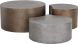 Neo Coffee Tables (Set of 3 - Aged Bronze)
