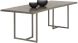 Donnelly Dining Table (Antique Silver (Ash Grey & 95 Inch)