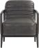 Wilfred Lounge Chair (Brentwood Charcoal Leather)