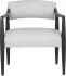 Keagan Lounge Chair (Saloon Light Grey Leather)