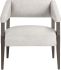 Carlyle Fauteuil (Cuir Gris Clair Saloon)