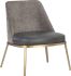 Dover Lounge Chair (Bravo Portabella & Sparrow Grey)