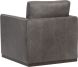 Portman Swivel Lounge Chair (Marseille Concrete Leather)