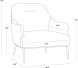 Cameron Lounge Chair (Nono Shitake)