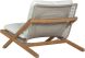 Bari Lounge Chair (Natural & Regency White)