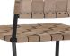 Omari Dining Chair (Set of 2 - Black & Light Tan Leather)