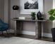 Rebel Console Table (Grey Marble & Charcoal Grey)