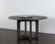 Cypher Dining Table Base (Wood & Dark Brown)