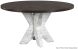 Cypher Dining Table Base (Marble Look & White)