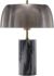 Aludra Table Lamp (Grey Marble & Antique Silver)
