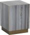 Daines End Table (Grey Marble)