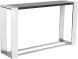 Dalton Console Table (Stainless Steel & Grey)