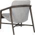 Cinelli Lounge Chair (Dark Brown & Saloon Light Grey Leather)