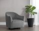 Silvana Glider Lounge Chair (Belfast Koala Grey)
