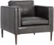 Richmond Armchair (Brentwood Charcoal Leather)