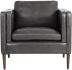 Richmond Armchair (Brentwood Charcoal Leather)