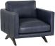 Rogers Armchair (Cortina Ink Leather)