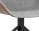 Mccoy Swivel Dining Chair (November Grey & Cinnamon Brown)