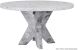 Cypher Dining Table Base (Marble Look - Grey)