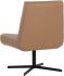 Karson Swivel Lounge Chair (Linea Wood Leather)