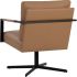 Randy Swivel Lounge Chair (Linea Wood Leather)