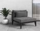 Ibiza Armless Chair (Charcoal & Gracebay Grey)