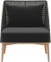 Andria Lounge Chair (Dark Grey & Regency Black)