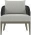 Capri Lounge Chair (Smoked Grey - Copacabana Marble)