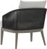 Capri Lounge Chair (Smoked Grey - Copacabana Marble)