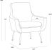 Aletta Lounge Chair (Nono Tapenade Gold)