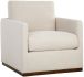 Portman Swivel Lounge Chair (Effie Linen)