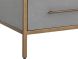 Venice Media Console And Cabinet (Grey Shagreen)