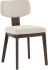 Rickett Dining Chair (Set of 2 - Dark Brown & Dove Cream)