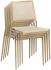 Odilia Stackable Dining Chair (Set of 2 - Bravo Cream)