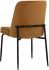 Zeke Dining Chair (Set of 2 - Black & Bergen Marmalade)