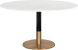 Massie Dining Table (54 In  - White Marble)