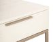 Rebel Console Table With Drawers (Champagne Gold & Cream)