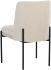 Richie Dining Chair (Black & Danny Ivory)