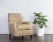 Florenzi Lounge Chair (Latte Leather)