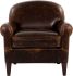 Bastoni Lounge Chair (Chocolate Leather)