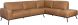 Brandi Sofa Chaise (Raf - Camel Leather)