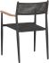 Kona Stackable Dining Armchair (Set of 2 - Dark Grey)