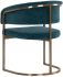 Marris Dining Armchair (Gold & Danny Teal)