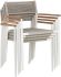 Kona Stackable Dining Armchair (Set of 2 - White)