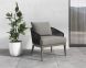 Capri Lounge Chair (Smoke Grey & Copacabana Marble)