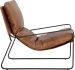 Zancor Lounge Chair (Tan Leather)