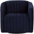 Garrison Swivel Lounge Chair (Abbington Navy)
