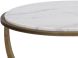 Alicent Table d'Appoint (Marbre Blanc)