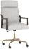 Collin Office Chair (Brown & Saloon Light Grey Leather)